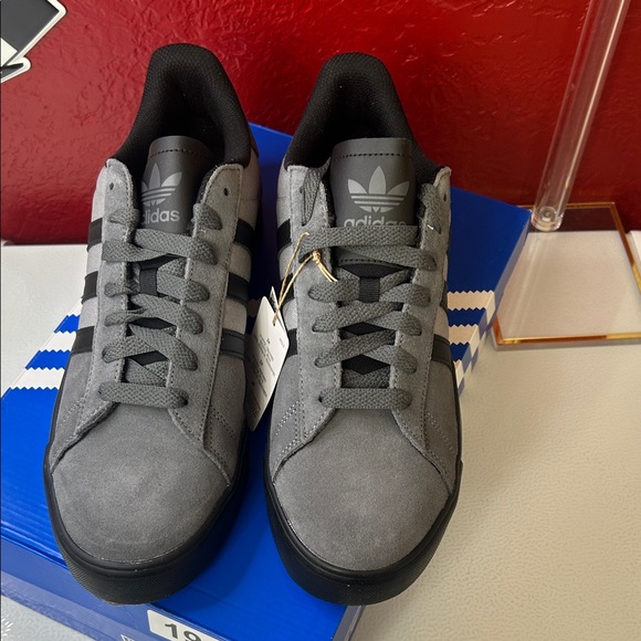 Adidas Gray and Black Men's Sneakers - Picture 3 of 5